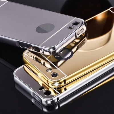 【自拍鏡面手機殼】iPhone 5 / 5S / SE i5 5s 手機套 保護殼 保護套 背蓋 背殼 鏡子 電鍍鏡面