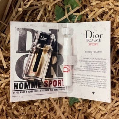 Dior迪奧 DIOR HOMME SPORT淡香水1ML(男香針管)☀效期2026/01
