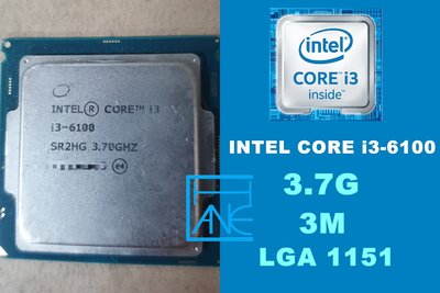 【 大胖電腦 】Intel i3-6100 7100 CPU/1151/2C4T/3M/保固30天/直購價400元