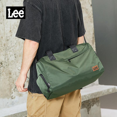 Lee旅行包單肩干濕分離健身包男斜挎運動包手提行李袋大容量女潮