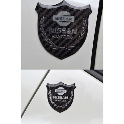 nissan x-trail KICKS TIIDA LIVINA車身貼標個性改裝車貼鋁箔麥穗貼紙3D碳纖紋Sentra