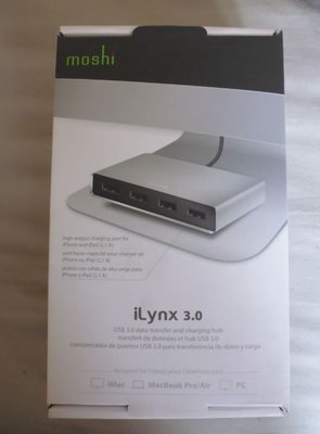 Moshi iLynx USB3.0 Hub 鋁合金 USB3.0集線器 4孔 全新公司貨