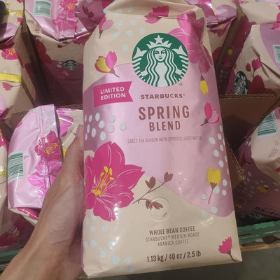 【阿猜本丸】Starbucks 星巴克 春季限定咖啡豆 1.13 kg  公斤 Costco 好市多 效期24/8/27