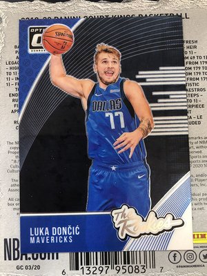 2018-19 NBA Panini Optic 小牛隊 Luka Doncic #3 新人卡