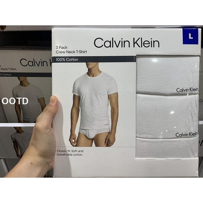最後優惠價現貨🔥現貨開發票🔥 好市多 100%棉 Calvin Klein CK 男純棉短袖-OOTD