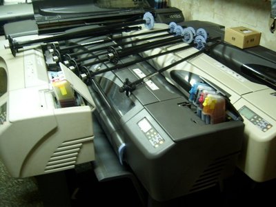 [大隆賣場]A1[24"]-HP DesignJet 800  附四色噴頭/已改裝為四色連續供墨