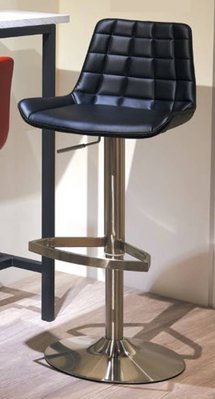 【生活家傢俱】HJS-773-2：升降式吧台椅-黑【台中家具】高腳椅 中島椅 氣壓椅 餐椅 北歐風 椅子 高度可調