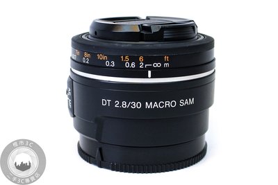 【台南橙市3C】Sony DT 30mm f2.8 MACRO SAM SAL30M28 二手鏡頭  #78383