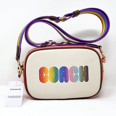 （Outlet特惠）COACH 9939 新款彩色印花女士相機包 單肩斜跨包 附代購憑證