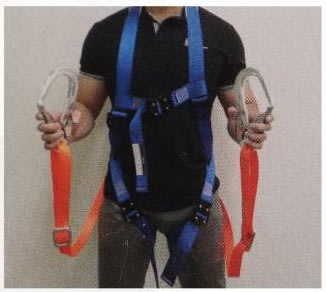 WIN 五金 台灣製 FKS BOST 快扣(雙織帶雙鋁大鉤) 背負式安全帶 落傘式安全帶 通過CNS14253檢驗