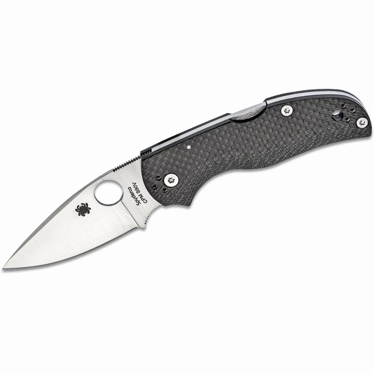 Spyderco Native 5 Fluted Carbon Fiber Back lock S90V鋼+碳纖柄折刀