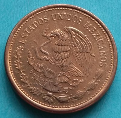 墨西哥 1985年 100披索 銅幣 280-090