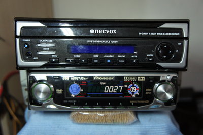 典藏音響"PIONEER"先鋒牌DVH-P5650MP/DVD/MP3/日本主機+NECVOX-7969伸縮螢幕(2手)