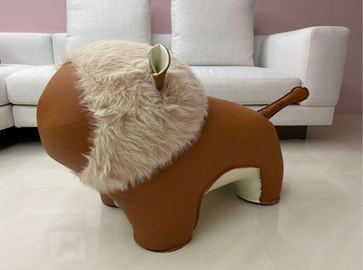 Sunny Casa晴天精品家具。獅子造型座椅。動物椅。創意沙發。穿鞋椅。兒童凳。獅子動物凳。免運