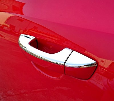 圓夢工廠 VW 福斯 Passat B6 2005~2011 改裝 鍍鉻銀 車門把手蓋 把手上蓋 門把上蓋 質感貼片