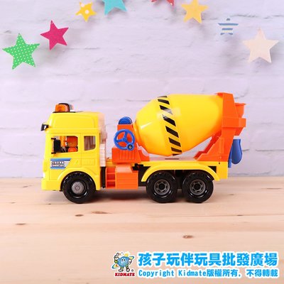 磨輪水泥車．台灣好車隊．工程系列．磨輪車．仿真．孩子玩伴