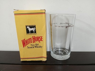 (日本生活用品) 蘇格蘭White Horse白馬威士忌玻璃酒杯(A893)