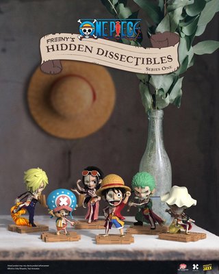 Mighty Jaxx現貨半剖公仔航海王盲盒Freeny's Hidden Dissectibles One Piece 羅賓 騙人布 喬巴確認款