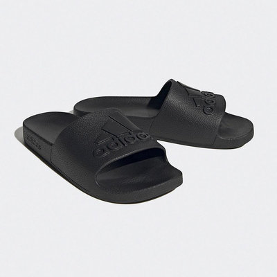 Adidas Adilette Aqua 男鞋 女鞋 黑色 夏季 泳池 透氣 休閒 運動 舒適 拖鞋 IF7371