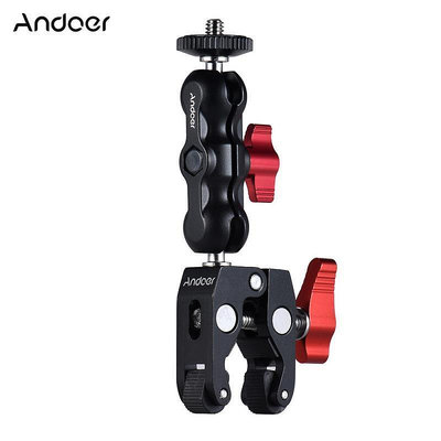 Andoer 小蟹鉗夾 14 &amp; 38螺絲接口 可用於肩托架，監視器，攝影燈，魔術腿等