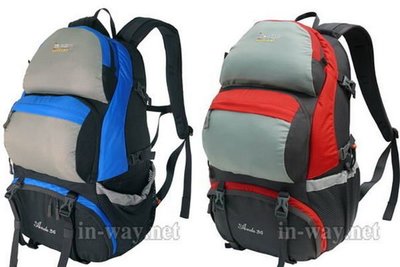 INWAY 挪威品牌 登山背包 後背包 登山包  自助旅行背包 背包客適用 正品公司貨(現貨只有紅色出清特價)