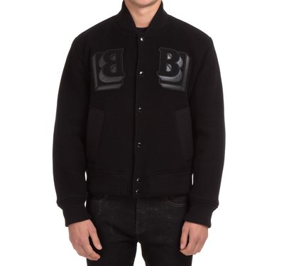 [全新真品代購-F/W21 SALE!] Burberry 黑色 羊毛 夾克 / 棒球外套