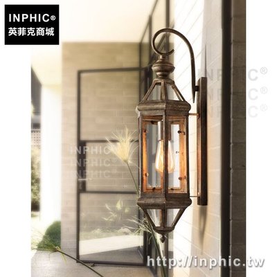 INPHIC-花園美式庭院陽臺復古走廊大門工業風背景牆客廳壁燈_ZKJA