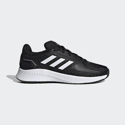 ADIDAS RUNFALCON 2.0 K 黑色基本慢跑童鞋-NO.FY9495