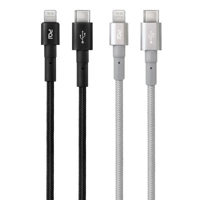 森尼3C-PQIMFI蘋果認證USB-C to Lightning 充電傳輸編織線 100cm/150cm-品質保證