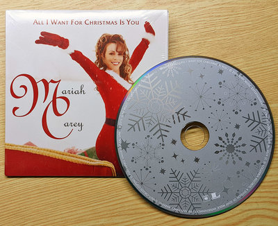 Mariah Carey 瑪麗亞凱莉 All I Want For Christmas is You 官網限量單曲CD