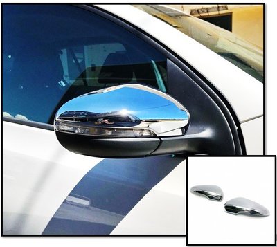 圓夢工廠 VW 福斯 Golf 6 MK6 6代 2008~2014 改裝 鍍鉻銀 後視鏡蓋 後照鏡蓋 照後鏡保護蓋貼