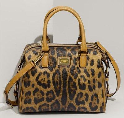 Dolce & Gabbana BB4440 'Miss Brenda' leopard print 皮質肩背包 豹紋