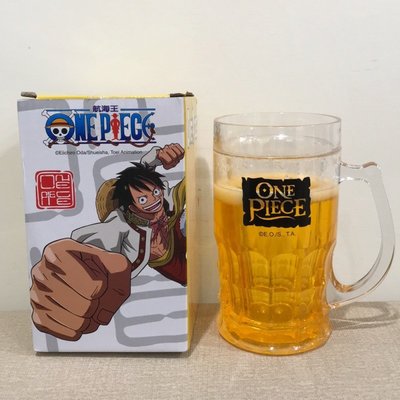《正版》海賊王20週年紀念 啤酒杯 水杯 現貨 白證台灣代理版