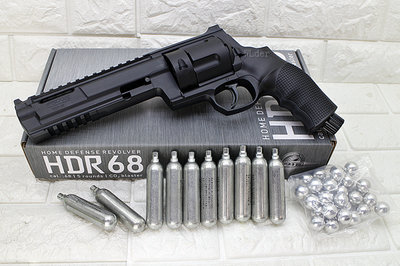 [01] UMAREX T4E HDR68 TR68 防身 左輪 鎮暴槍 CO2槍 + CO2小鋼瓶 + 鋁彈