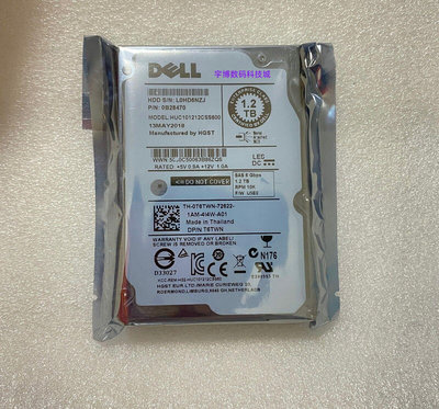 DELL R520 R620 R720 R820 伺服器硬碟 1.2T 10K SAS 6GB 2.5寸