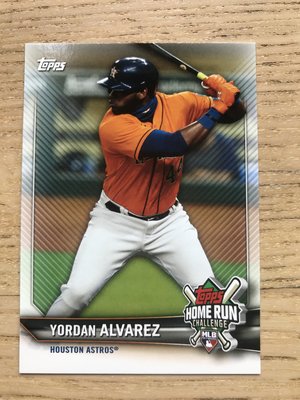 MLB Yordan Alvarez 2021 topps homerun derby 特卡 休士頓太空人隊 強打
