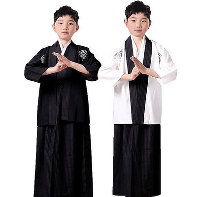 【熱賣精選】日式和服 和服配件 新款日式傳統男女兒童和服武士服拍照寫真演出舞臺表演cos服裝