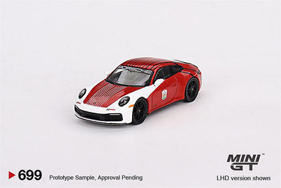 MINIGT 1:64 保時捷 Porsche 911 (992) Carrera S Safety Car