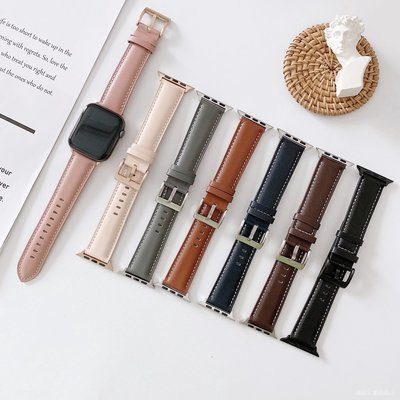 皮質錶帶 適用於Apple watch654321代表帶腕帶 iwatch錶帶