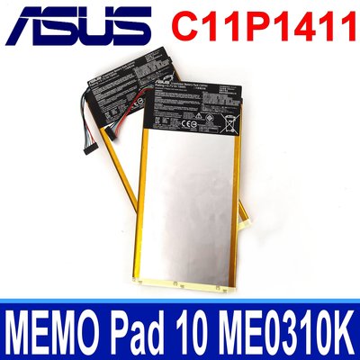 ASUS C11P1411 2芯 原廠電池 MEMO Pad 10 ME0310K ME0310K 1B 6A