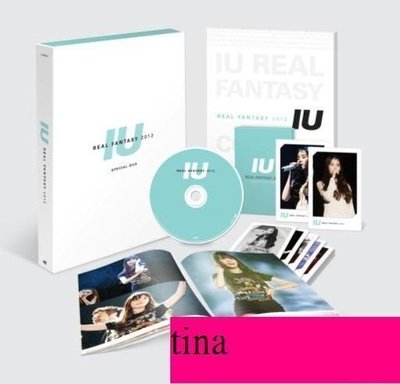 李智恩 IU Real Fantasy 2012 Special 韓國原版演唱會特輯DVD精華綵排訪問贈寫真集照片卡