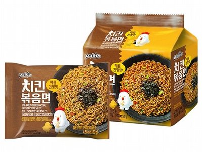 韓國 八道 Paldo~鐵板辣雞炒麵(醬油風味)130gx4包