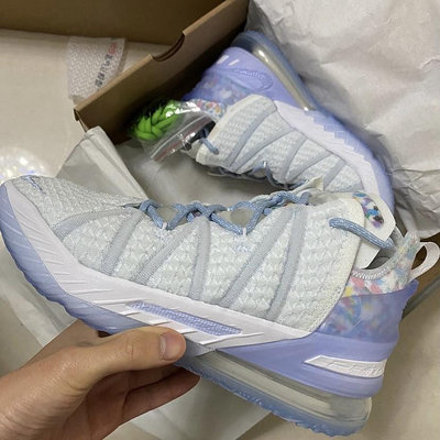Nike LeBron 18 EP 冰藍 全明星 玩轉未來 實戰籃球鞋 運動鞋 CW3155-400