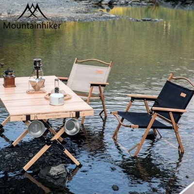 現貨熱銷-戶外露營便攜式戶外鋁合金折疊椅克米特椅沙灘釣魚椅