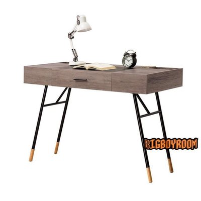 【BIgBoyRoom】工業風家具 北歐復古舊化造型書桌 檯面多功能電腦桌系列桌子樣品間客廳大廳無印良品木頭LOFT法式
