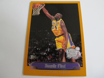 ~ Shaquille O'Neal ~1999年TOPPS老卡 大白鯊.歐尼爾 NBA球星 平行特殊卡