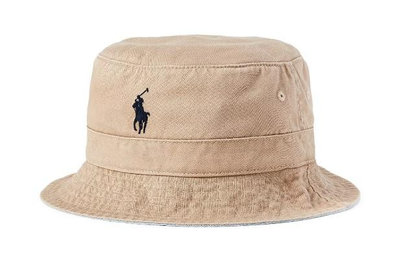 Polo Ralph Lauren 小馬 帽子 漁夫帽 成人款 卡其色 現貨 美國姐妹屋