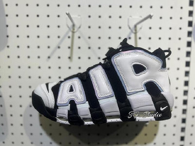 S.G NIKE AIR MORE UPTEMPO DV0819-001 黑白 大AIR 氣墊 男女鞋