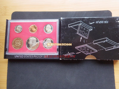 原盒封裝 美國1987年精制紀念套幣帶紀念章6枚 美國錢幣 錢幣 銀幣 紀念幣【悠然居】638