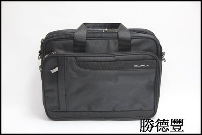勝德豐【RUFA】電腦包/公事包/側背包/斜背包/書包/工具袋可固定於旅行箱#8516黑